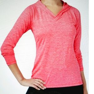 Ideology hooded dry fit long sleeve tee